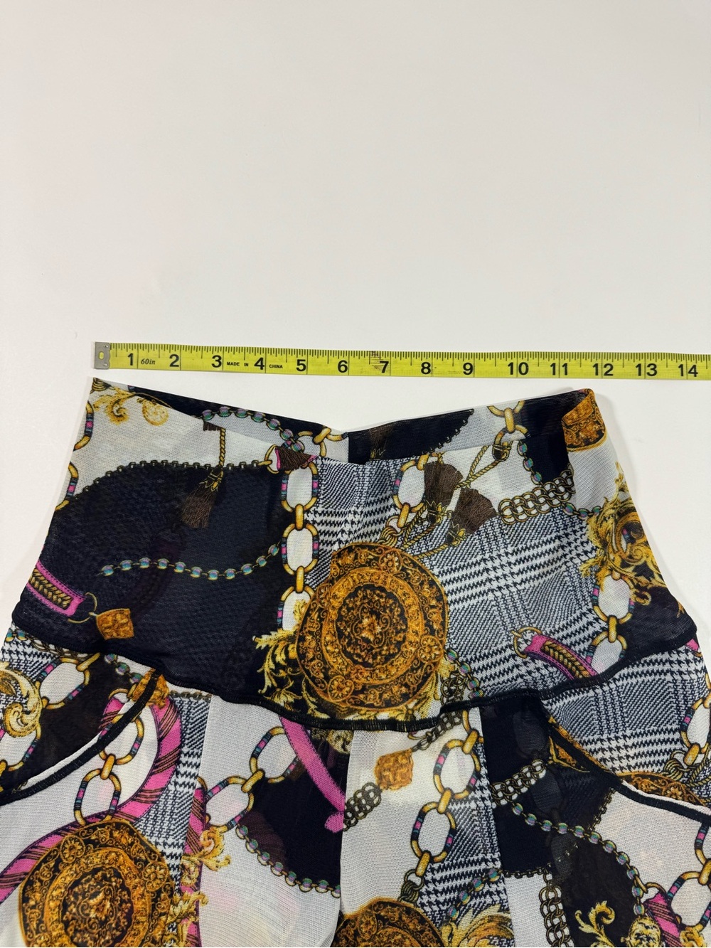 Autumn Teneyl Mesh Dreamer Pants Chain Print - Picture 5 of 6